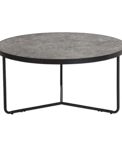 Flash Furniture Round Coffee Table, 31.5" W, 31.5" L, 15.5" H, Laminate Top, Grey