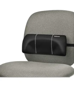 Fellowes Lumbar Back Support, 12x3-1/8x5-3/16", Blk