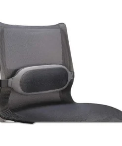 Fellowes Lumbar Cushion, 13-3/8x6-1/8dx2-5/8, Gray