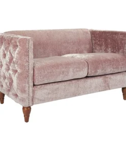 Ave 6 Evie Loveseat, Rose, 27-1/2" x 29-1/4"