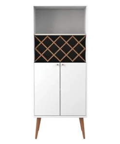 Manhattan Comfort Wine Rack Storage Closet, 10 Bottle