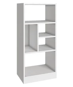 Manhattan Comfort Bookcase 2.0, 5 Shelves, White