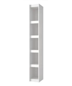 Manhattan Comfort Bookcase 1.0, 5 Shelves, White