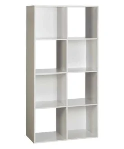 Onespace Organizer Shelf, 8 Cube, White