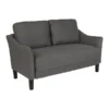Flash Furniture Asti Loveseat, Dark Gray Fabric