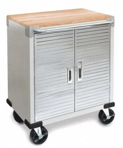 Rolling Cabinet, UltraHD, 2-Door, Granite