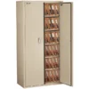 Fireking Fire Resistant, Double Door Storage Cabinet, End Tab Inserts, 72"