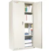 Fireking Storage Cabinet, 36w x 19 1/4d x 72h, UL Listed 350°, Parchment