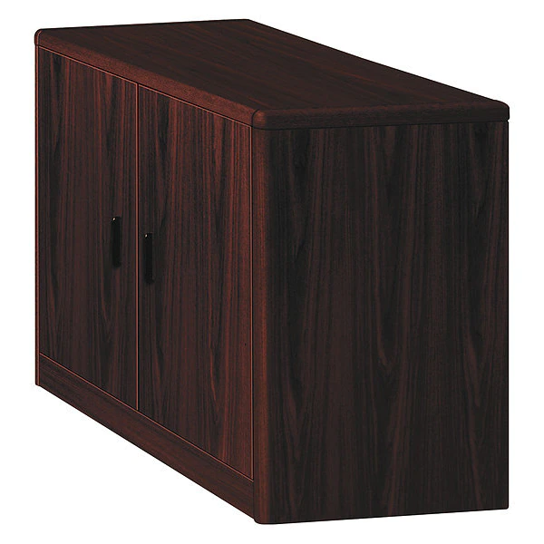 Hon Locking Storage Cabinet, 36w x 20d x 29 1/2h, Mahogany