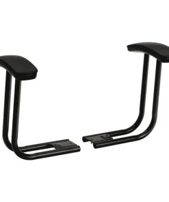 Hon T-Arms for ComforTask Series Swivel Task Chairs, Black, 2/Pack