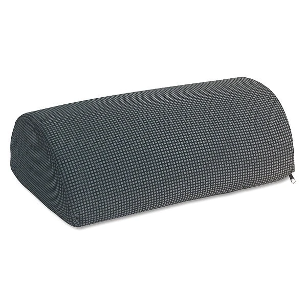 Safco Half-Cylinder Padded Foot Cushion, 17-1/2w x 11-1/2d x 6-1/4h, Black