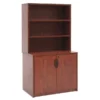 Regency Hutch with Storage Cabinet, 65"H x 36"W x 24"D, Cherry