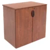Regency Storage Cabinet, Stackable, 35"H x 35"W x 24"D, Cherry