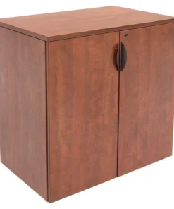Regency Storage Cabinet, Stackable, 35"H x 35"W x 24"D, Cherry