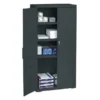 Iceberg Storage Cabinet, 66"H x 33"W x 18"D, HDPE Black