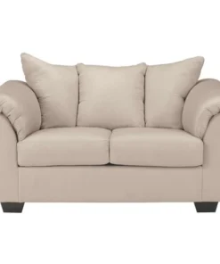 Flash Furniture Stone Microfiber Loveseat, 39" x 40"