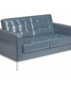 Flash Furniture Loveseat, 31" x 32", Upholstery Color: Gray