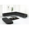 Flash Furniture 12 pcs. Black Leather Reception Set, Imagination Series