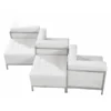 Flash Furniture Living Room Set, 28-1/2" x 27-1/4, Upholstery Color: White, Series: Imagination