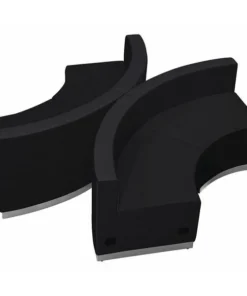 Flash Furniture 4 pcs. Living Room Set, 25-1/4" to 67" x 27", Upholstery Color: Black