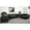 Flash Furniture Living Room Set, 32" x 31", Upholstery Color: Black