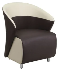 Flash Furniture Accent Chair, 26-1/2" x 32-1/2", Upholstery Color: Beige